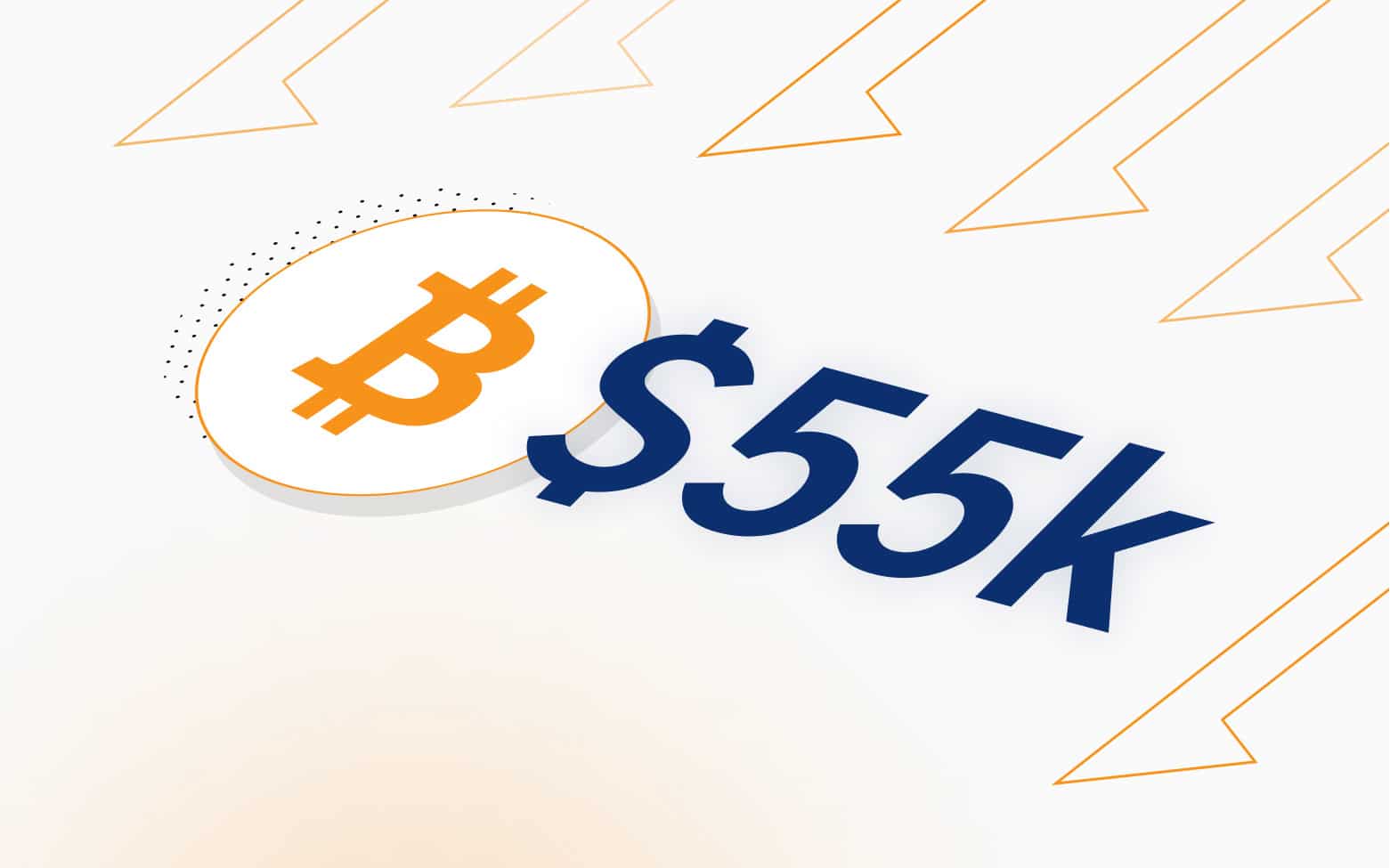 Bitcoin’s-Weekly-Rise-Halts-as-Price-Dips-Below-$55,000