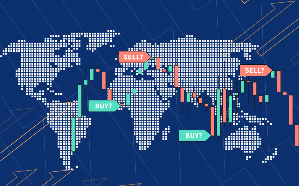 A map of the world with a trading chart imposed on itWhat Is Bollinger Band Strategy?