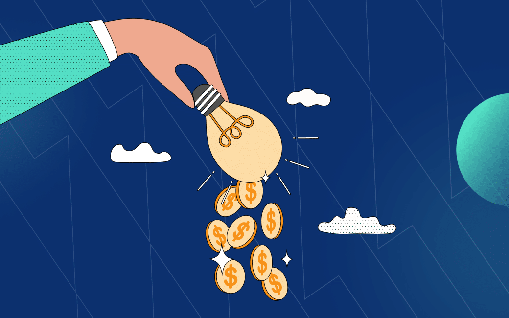 hand holding lightbulb on a blue backgroundHow to Invest in IOTA